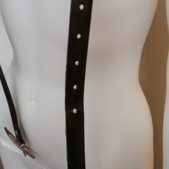 Black skinny belt - Picture 3 of 4